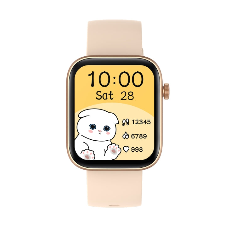 P43 1.8 inch TFT Screen Bluetooth Smart Watch, Support Heart Rate Monitoring & 100+ Sports Modes(Gold) - Smart Watches by PMC TechLife | Online Shopping South Africa | PMC TechLife