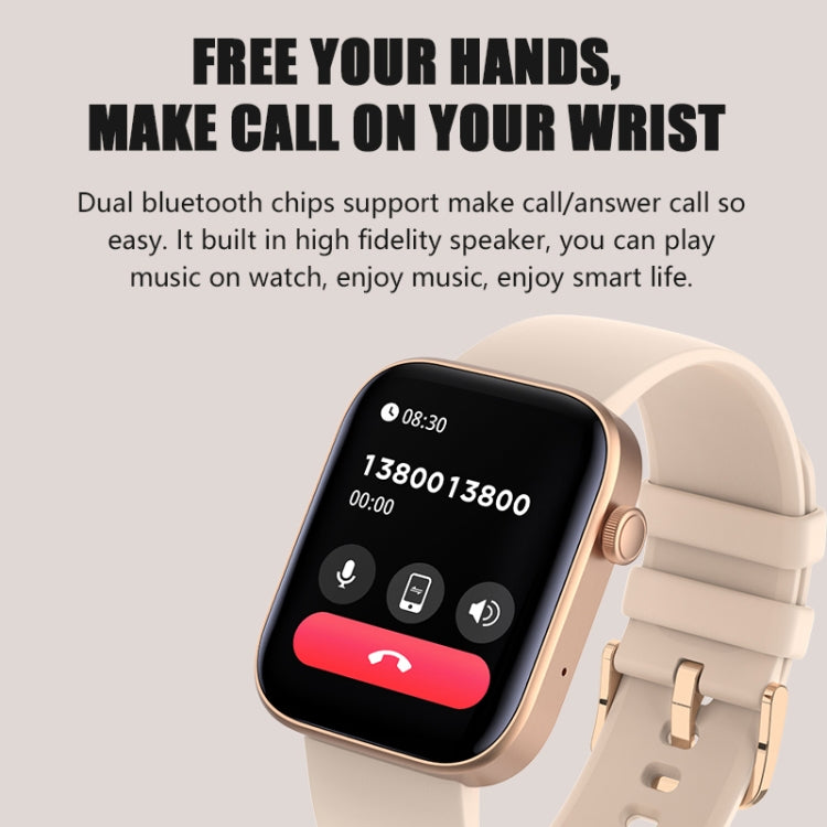 P43 1.8 inch TFT Screen Bluetooth Smart Watch, Support Heart Rate Monitoring & 100+ Sports Modes(Blue) - Smart Watches by PMC TechLife | Online Shopping South Africa | PMC TechLife