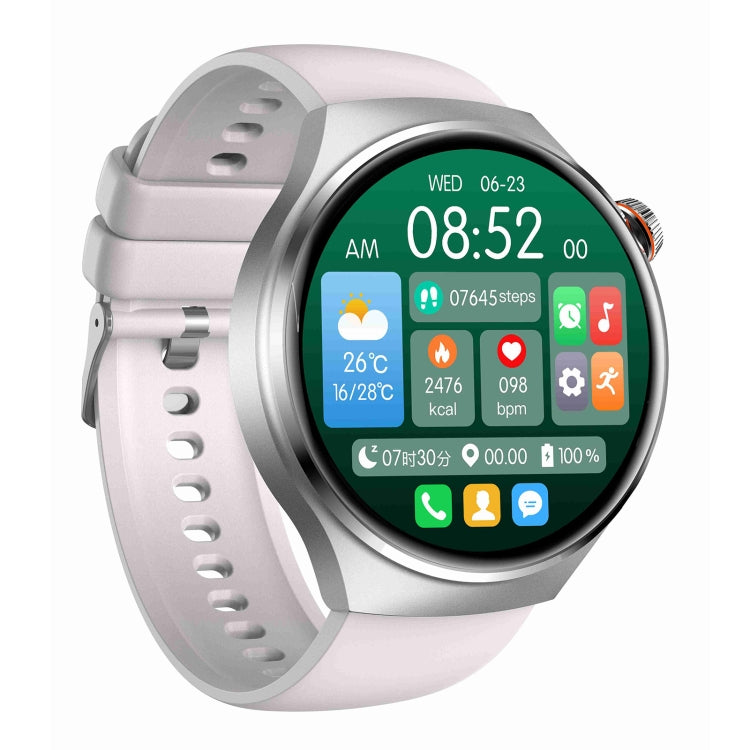 MT26 Smart Watch 1.43 inch AMOLED Bracelet, Support Bluetooth Call / Blood Pressure / Blood Oxygen / Heart Rate(Silver) - Smart Watches by PMC TechLife | Online Shopping South Africa | PMC TechLife