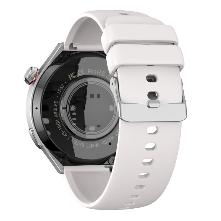 MT26 Smart Watch 1.43 inch AMOLED Bracelet, Support Bluetooth Call / Blood Pressure / Blood Oxygen / Heart Rate(Silver) - Smart Watches by PMC TechLife | Online Shopping South Africa | PMC TechLife