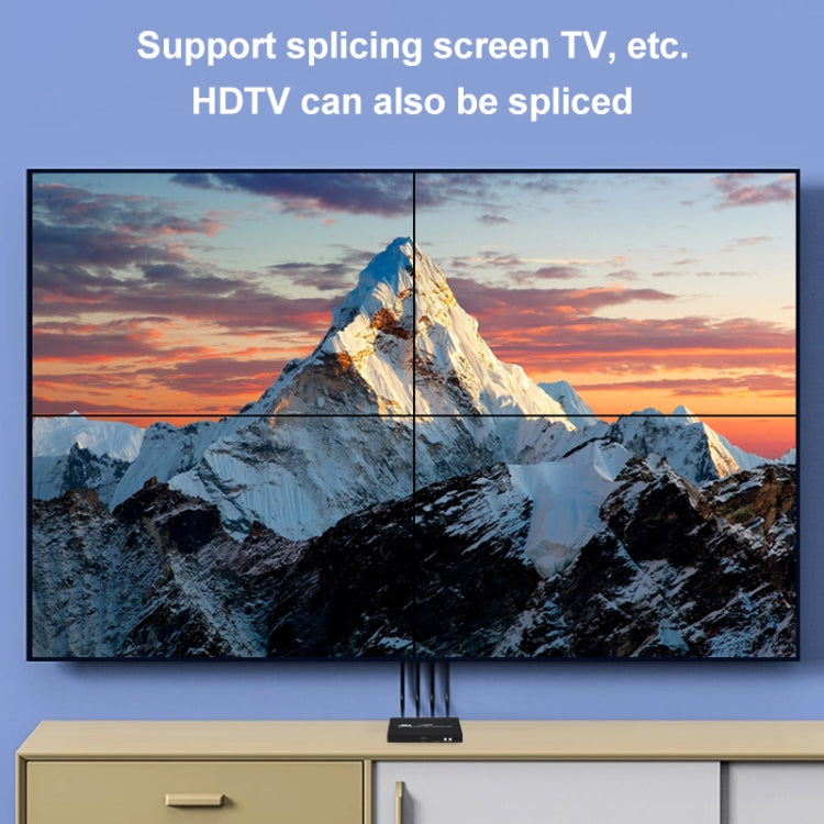 XP02 4K 2x2 HDMI Video Wall Controller Multi-screen Splicing Processor, Style:Ordinary(UK Plug) - free shipping - PMC Jewellery - Order now!