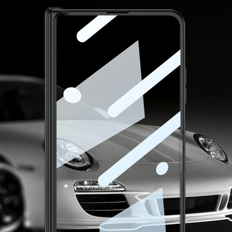 For Honor Magic V2 GKK Integrated Privacy Magnetic Folding Hinge All-inclusive Phone Case(Purple) - free shipping - PMC Jewellery - Order now!