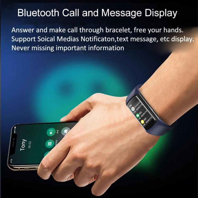 H8 1.47 inch Color Screen Smart Bracelet, Supports Bluetooth Call / Blood Oxygen Monitoring(Black) - Smart Wristbands by PMC TechLife | Online Shopping South Africa | PMC TechLife