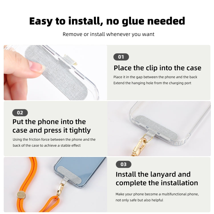 mutural Universal Mobile Phone Solid Color Lanyard(Purple) - Lanyards & Wrist Straps by Mutural | Online Shopping South Africa | PMc TechLife | Buy Now Pay Later Mobicred