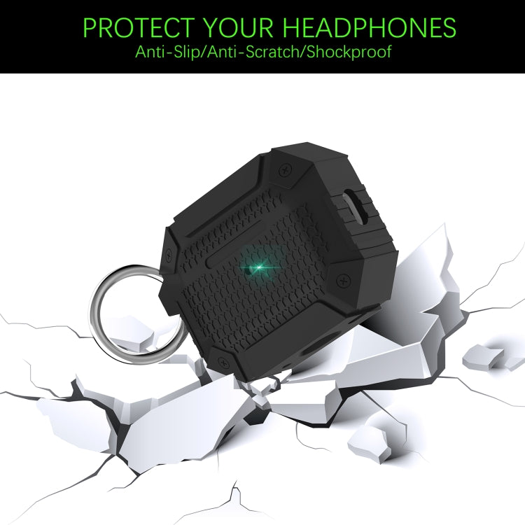 For AirPods 3 Wireless Earphones Shockproof Armor Protective Case(Dark Green) - For AirPods 3 by PMC Jewellery | Online Shopping South Africa | PMC Jewellery | Buy Now Pay Later Mobicred