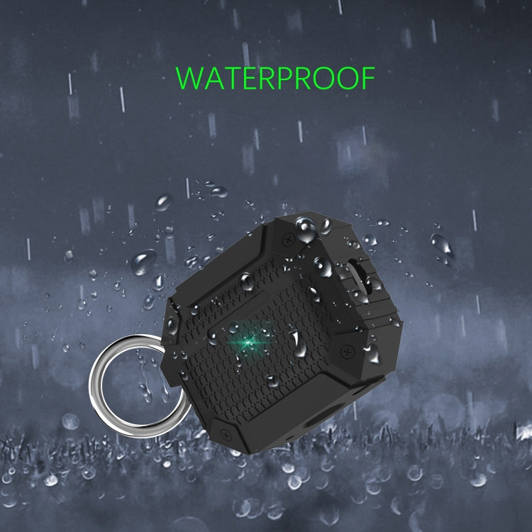 For AirPods 3 Wireless Earphones Shockproof Armor Protective Case(Black) - For AirPods 3 by PMC Jewellery | Online Shopping South Africa | PMC Jewellery | Buy Now Pay Later Mobicred