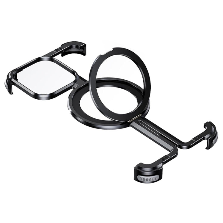 For iPhone 13 Pro MagSafe Magnetic Frameless Holder Phone Case(Black) - iPhone 13 Pro Cases by PMC TechLife | Online Shopping South Africa | PMC TechLife