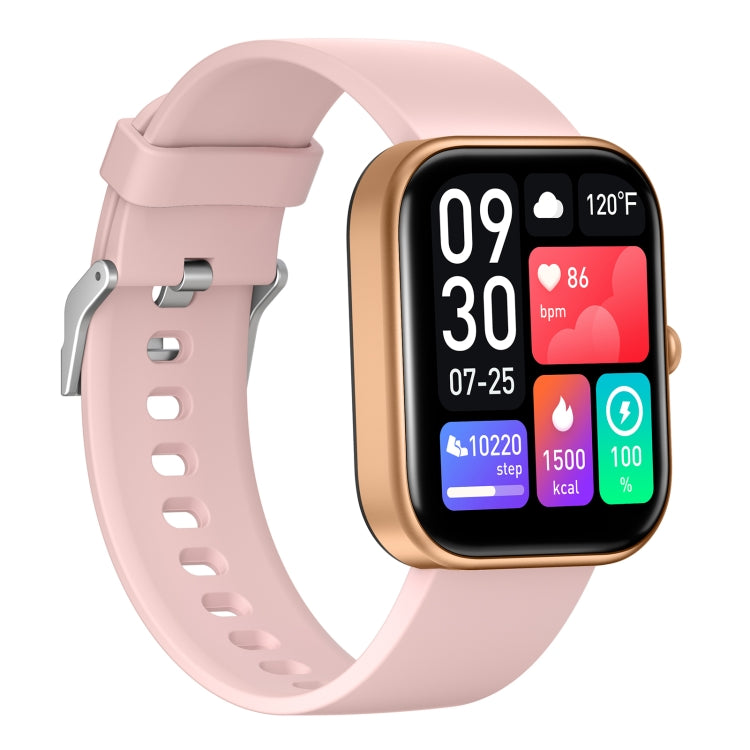 GTS5 2.0 inch Fitness Health Smart Watch, BT Call / Heart Rate / Blood Pressure / MET / Blood Glucose(Rose Gold) - Smart Wristbands by PMC TechLife | Online Shopping South Africa | PMC TechLife