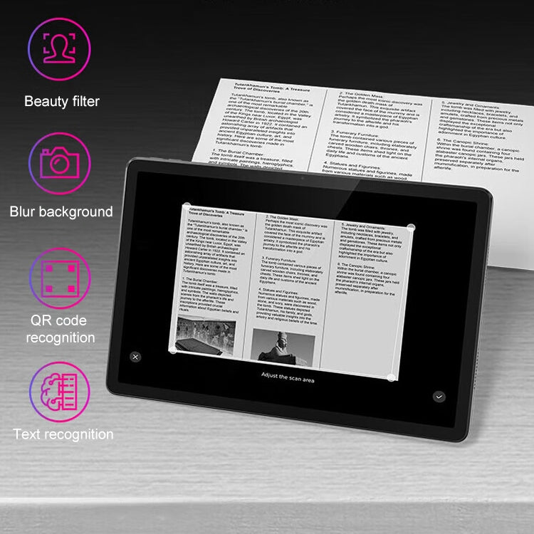 Lenovo K10 WiFi Tablet TB330FU, 8GB+128GB, 10.95 inch Android 13, MediaTek Helio G88 Octa Core, Support Face Identification(Grey) - free shipping - PMC TechLife - Order now!