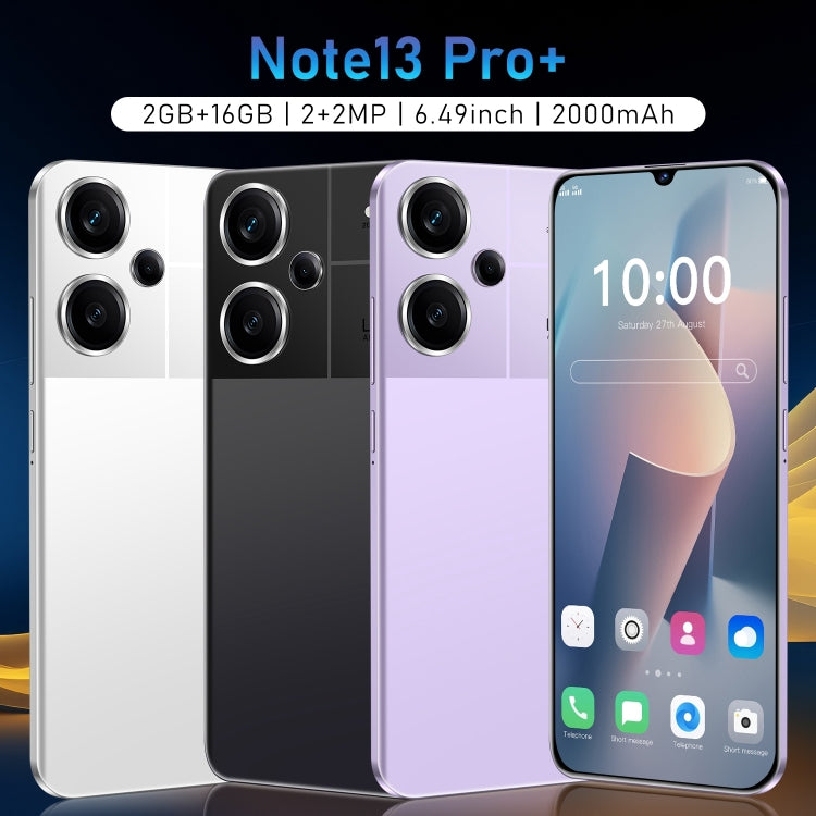 Note13 Pro+ / RF7, 2GB+16GB, 6.49 inch Face Identification Android 5.0 MTK6582 Quad Core, Network: 3G, Dual SIM(White) -  by PMC TechLife | Online Shopping South Africa | PMC TechLife