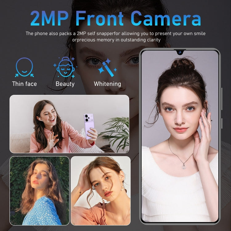 Note13 Pro+ / RF7, 2GB+16GB, 6.49 inch Face Identification Android 5.0 MTK6582 Quad Core, Network: 3G, Dual SIM(Purple) -  by PMC TechLife | Online Shopping South Africa | PMC TechLife