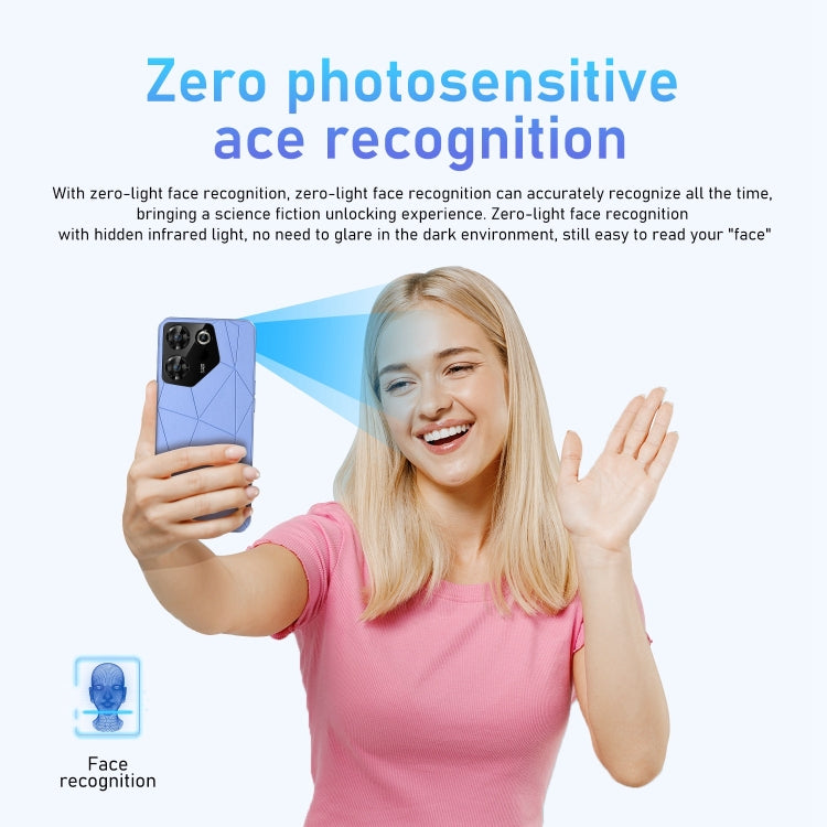 C20 Pro 5G / U32, 3GB+32GB, 6.528 inch Face Identification Android 10.0 MTK6737 Quad Core, Network: 4G, OTG, Dual SIM(Blue) -  by PMC TechLife | Online Shopping South Africa | PMC TechLife