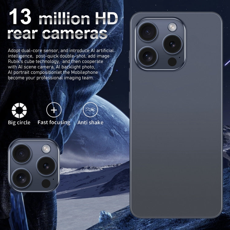 i15 Pro Max / VD1, 3GB+32GB, 6.79 inch Screen, Face Identification, Android 8.1 MTK6753 Octa Core, Network: 4G, Dual SIM(White) - free shipping - PMC TechLife - Order now!