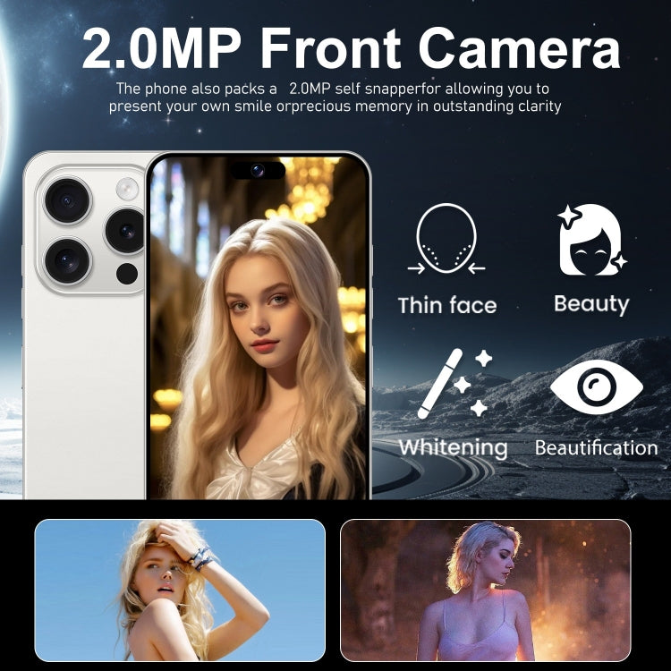 i15 Pro Max / VD1, 3GB+32GB, 6.79 inch Screen, Face Identification, Android 8.1 MTK6753 Octa Core, Network: 4G, Dual SIM(Blue) -  by PMC TechLife | Online Shopping South Africa | PMC TechLife