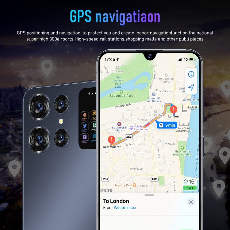 Note40 / X16, 2GB+16GB, 6.49 inch Face Identification Android 8.1 MTK6580A Quad Core, Network: 3G, Dual SIM(Blue) -  by PMC TechLife | Online Shopping South Africa | PMC TechLife