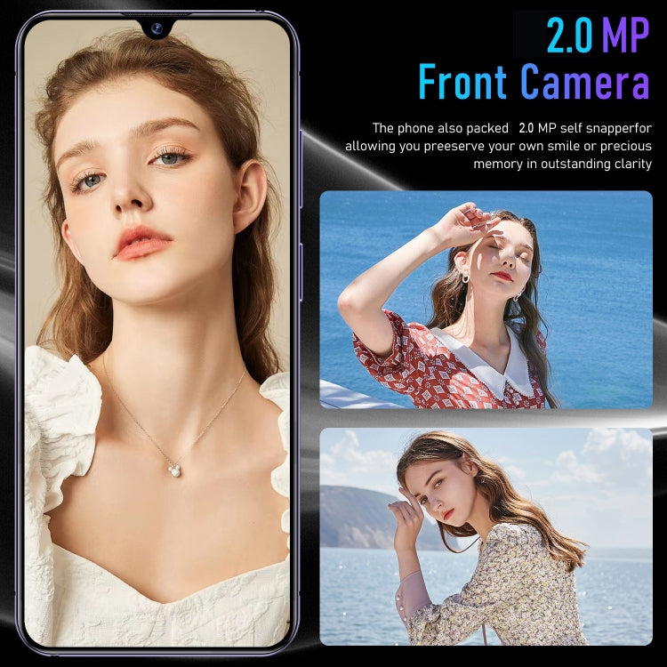 Note40 / X16, 2GB+16GB, 6.49 inch Face Identification Android 8.1 MTK6580A Quad Core, Network: 3G, Dual SIM(Blue) -  by PMC TechLife | Online Shopping South Africa | PMC TechLife