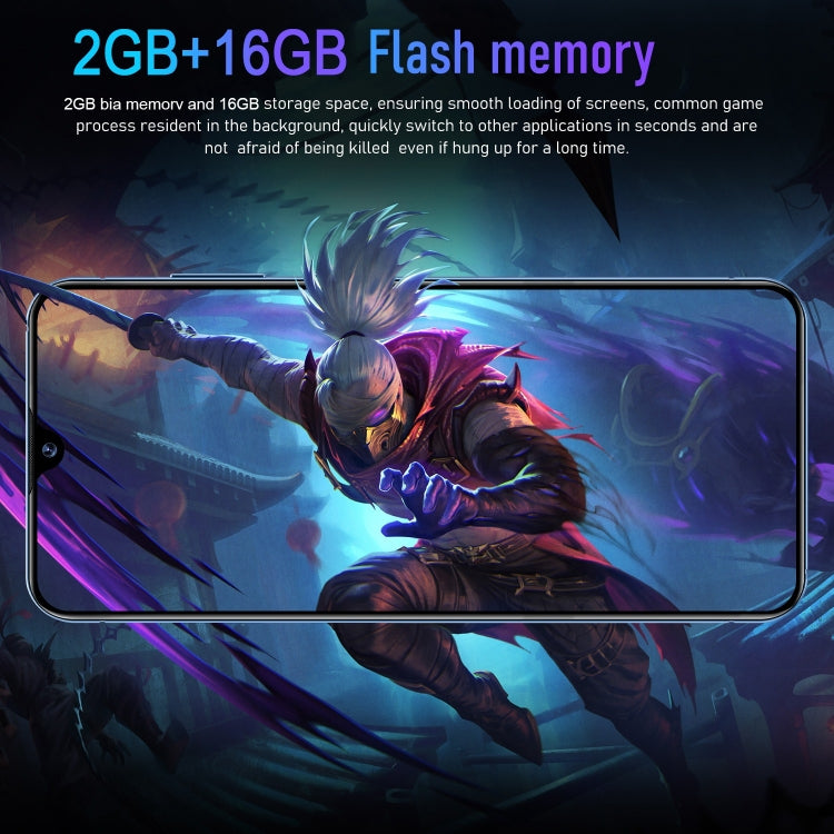 Note40 / X16, 2GB+16GB, 6.49 inch Face Identification Android 8.1 MTK6580A Quad Core, Network: 3G, Dual SIM(Black) -  by PMC TechLife | Online Shopping South Africa | PMC TechLife