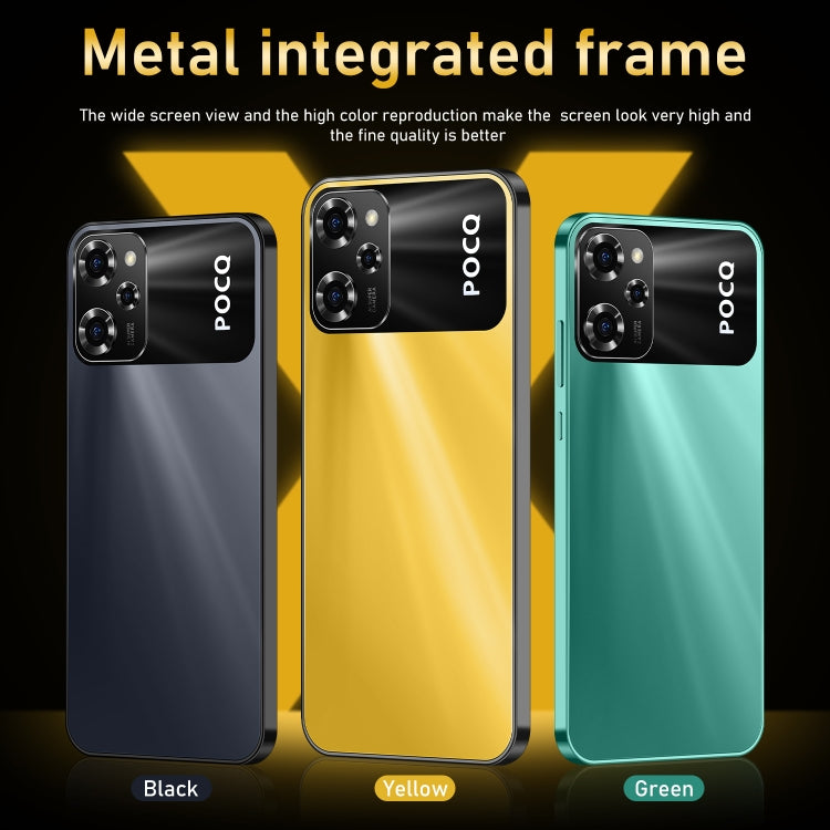 X5 Pro / X17, 2GB+16GB, 6.49 inch Face Identification Android 8.1 MTK6580A Quad Core, Network: 3G, Dual SIM(Yellow) -  by PMC TechLife | Online Shopping South Africa | PMC TechLife