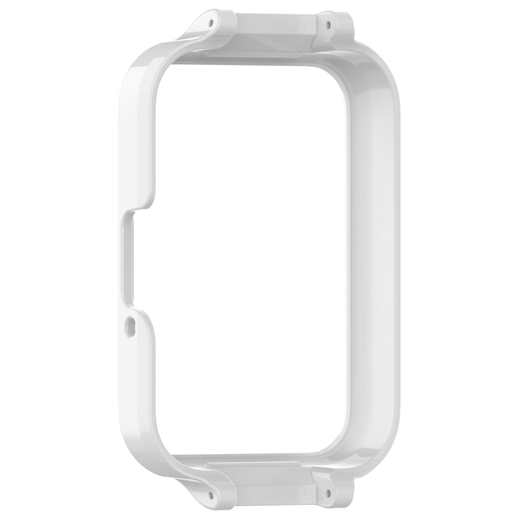 For Samsung Galaxy Fit 3 12mm Half Coverage Hollowed PC Watch Protective Case(White) - Watch Cases by PMC TechLife | Online Shopping South Africa | PMC TechLife