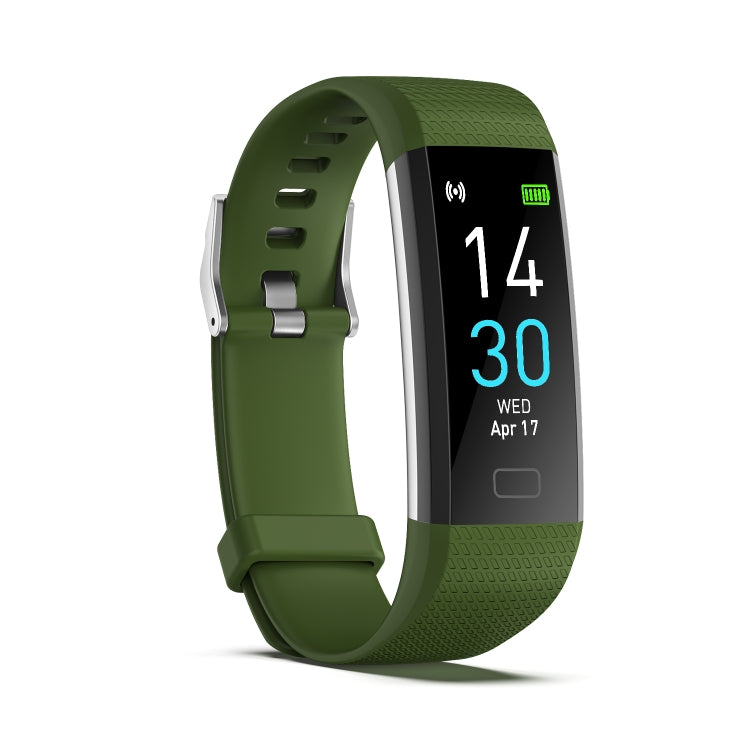 S5-4 Smart Bracelet IP68 Waterproof Heart Rate Sport Fitness Tracker Smart Watch(Army Green) - Smart Wristbands by PMC TechLife | Online Shopping South Africa | PMC TechLife