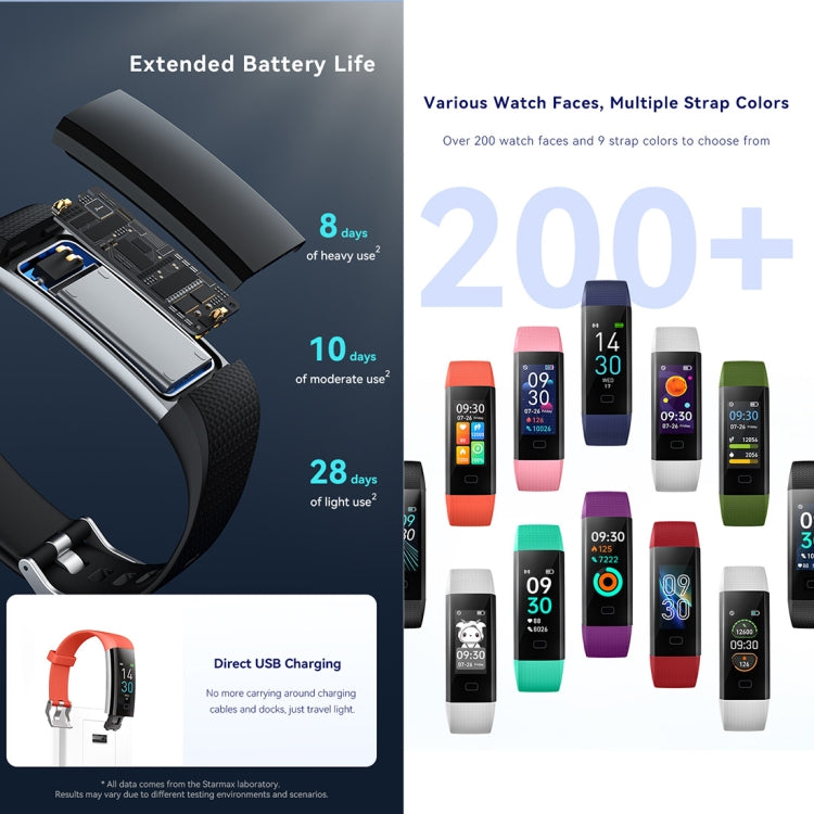 S5-4 Smart Bracelet IP68 Waterproof Heart Rate Sport Fitness Tracker Smart Watch(Brown) - Smart Wristbands by PMC TechLife | Online Shopping South Africa | PMC TechLife