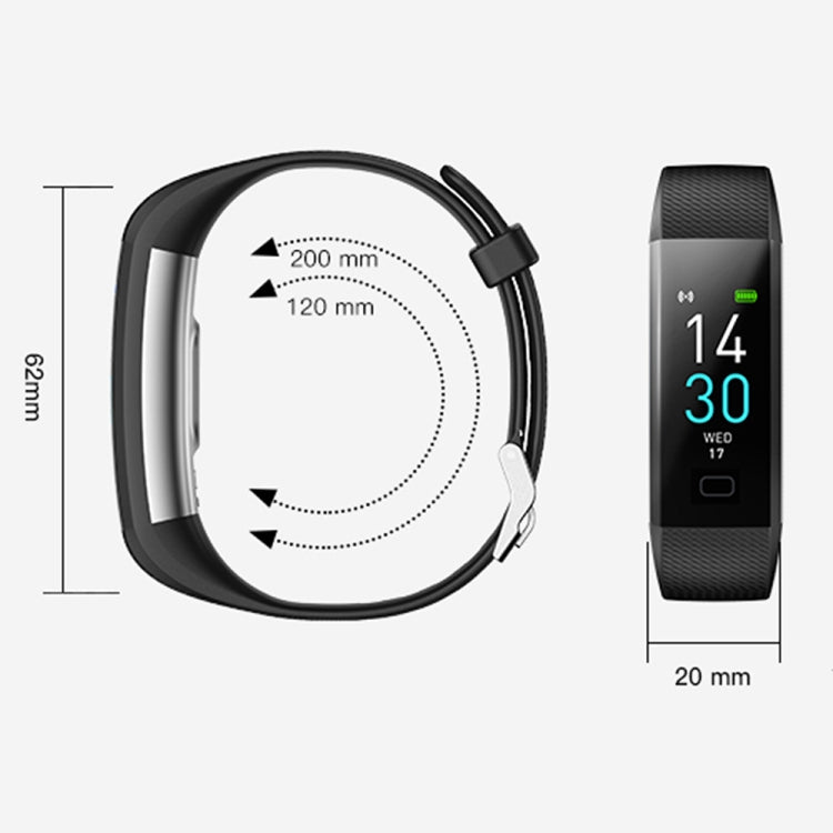 S5-4 Smart Bracelet IP68 Waterproof Heart Rate Sport Fitness Tracker Smart Watch(Green) - Smart Wristbands by PMC TechLife | Online Shopping South Africa | PMC TechLife