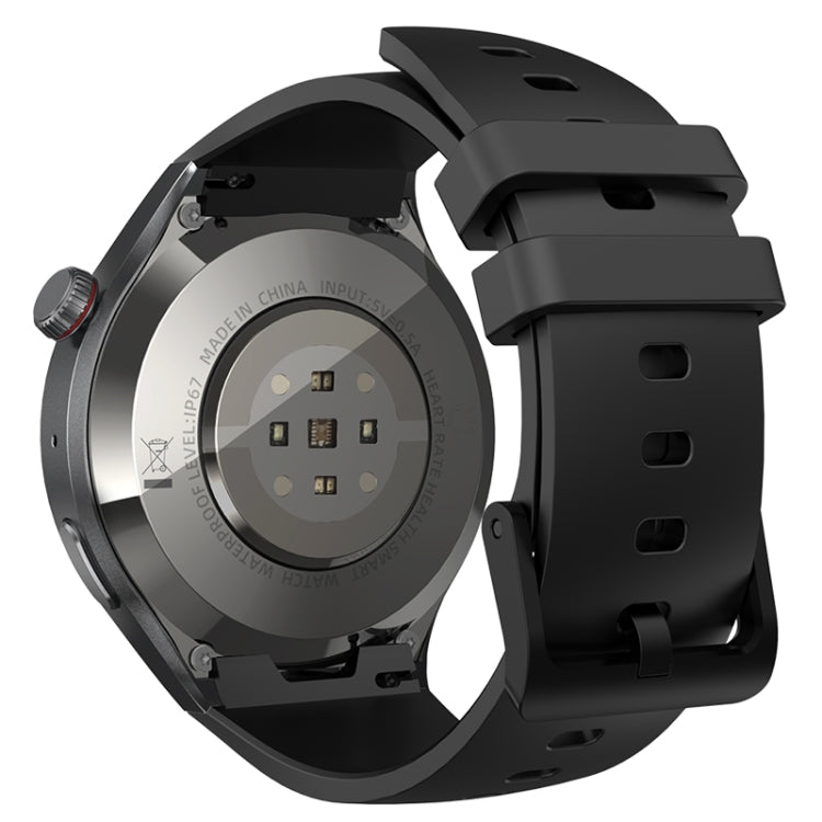 LEMFO DM80 1.43 inch AMOLED Round Screen Smart Watch Android 8.1, Specification:2GB+16GB(Black) - Android Watch by LEMFO | Online Shopping South Africa | PMC TechLife | Buy Now Pay Later Mobicred