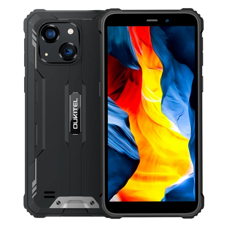 Oukitel WP32, 4GB+128GB, IP68/IP69K, 5.93 inch Android 13 Unisoc Tiger T606 Octa-core, NFC, OTG, Network: 4G(Black) - OUKITEL by OUKITEL | Online Shopping South Africa | PMC TechLife | Buy Now Pay Later Mobicred