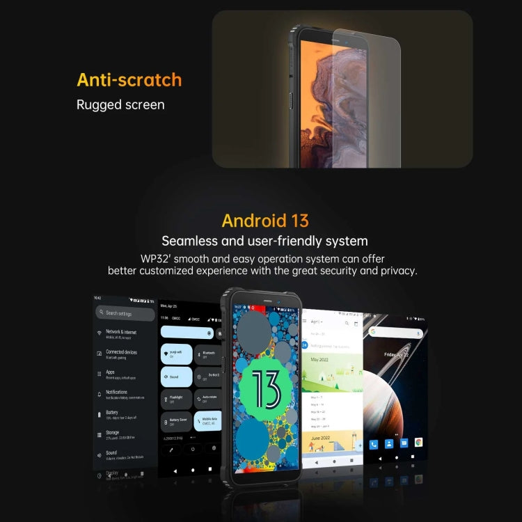 Oukitel WP32, 4GB+128GB, IP68/IP69K, 5.93 inch Android 13 Unisoc Tiger T606 Octa-core, NFC, OTG, Network: 4G(Orange) - free shipping - PMC TechLife - Order now!