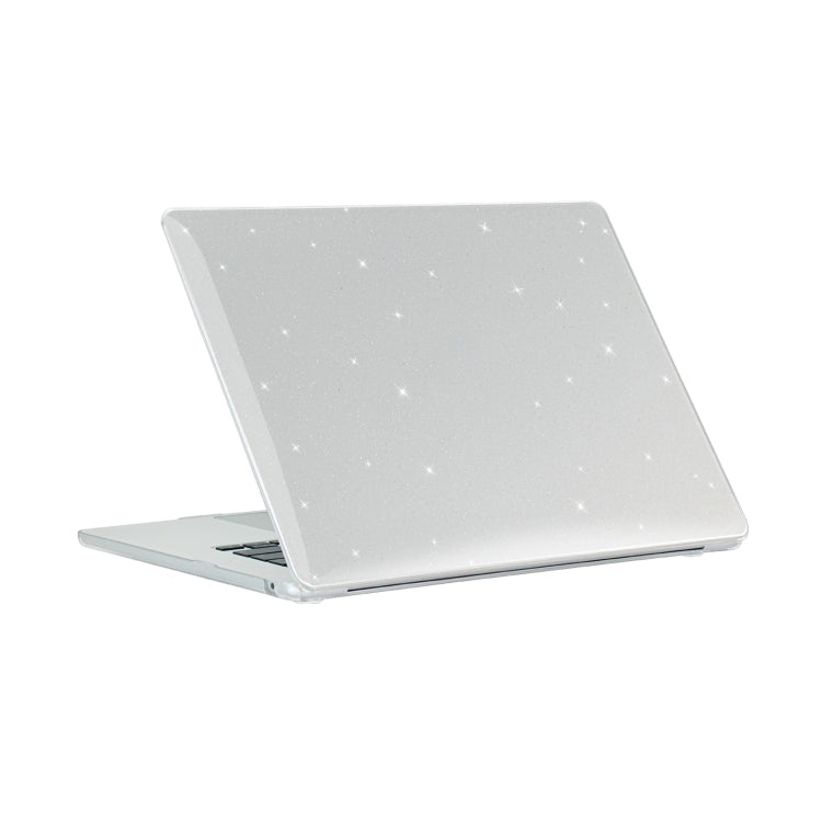 For MacBook Air 15.3 2024  A2941 (M2)/A3114 (M3) Gypsophila Laptop Protective Case(White) - MacBook Air Cases by PMC TechLife | Online Shopping South Africa | PMC TechLife | Buy Now Pay Later Mobicred