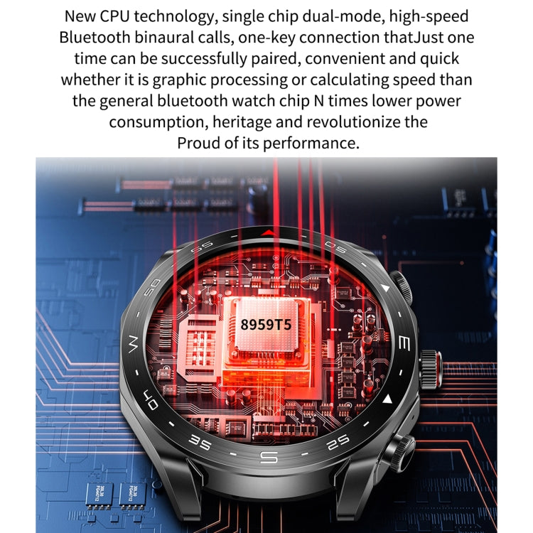 T95 1.52 inch BT5.0 Smart Sport Watch with Earbuds, Support Bluetooth Call / Blood Oxygen / Heart Rate / Blood Pressure Health Monitor(Black) - Smart Watches by PMC TechLife | Online Shopping South Africa | PMC TechLife | Buy Now Pay Later Mobicred