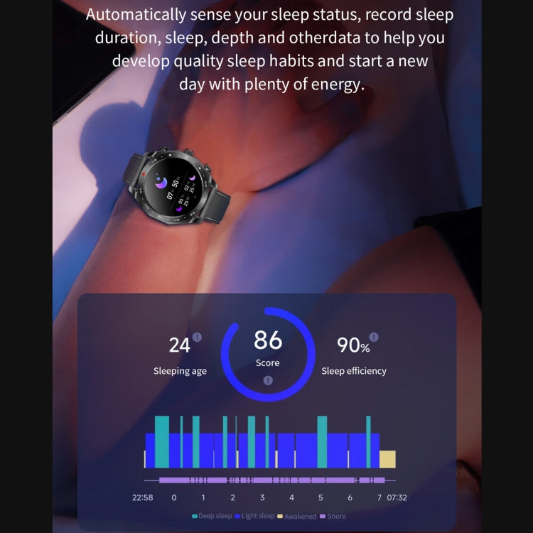 T95 1.52 inch BT5.0 Smart Sport Watch with Earbuds, Support Bluetooth Call / Blood Oxygen / Heart Rate / Blood Pressure Health Monitor(Black) - Smart Watches by PMC TechLife | Online Shopping South Africa | PMC TechLife | Buy Now Pay Later Mobicred
