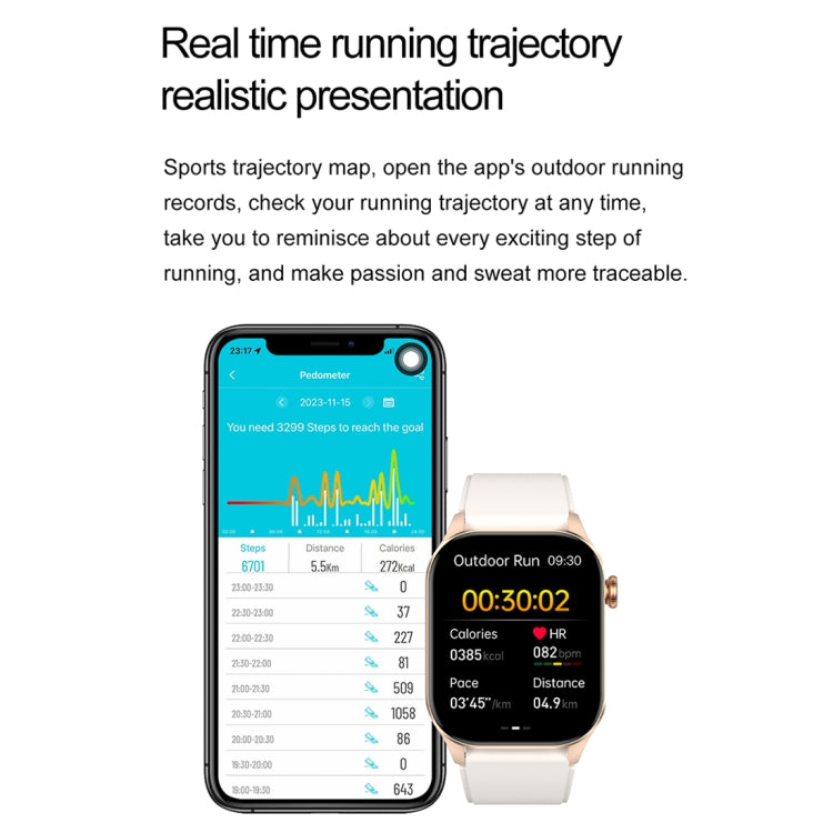 T98 2.04 inch IP68 Waterproof Bluetooth Call Smart Watch, Support Blood Oxygen Monitoring(Pink) - Smart Wristbands by PMC TechLife | Online Shopping South Africa | PMC TechLife