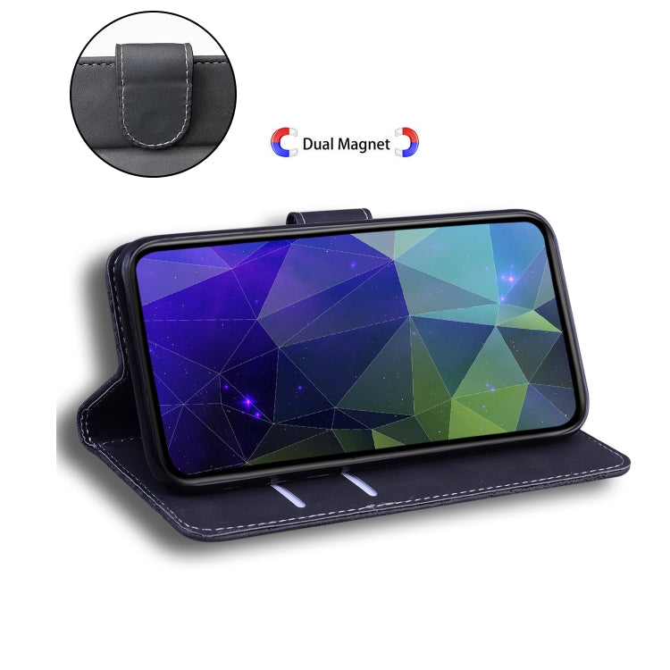 For Google Pixel 9 Pro Skin Feel Pure Color Flip Leather Phone Case(Black) - Google Cases by PMC TechLife | Online Shopping South Africa | PMC TechLife | Buy Now Pay Later Mobicred