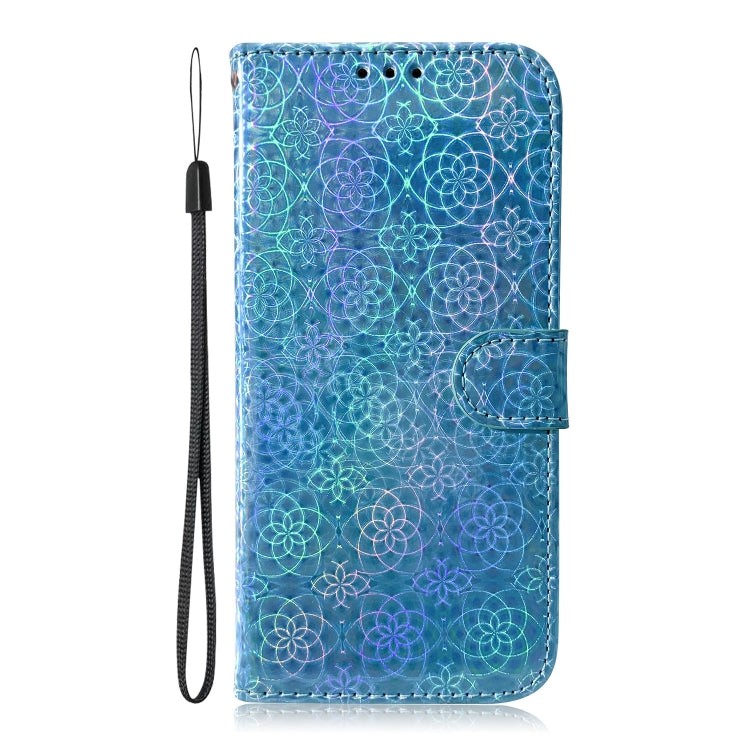 For Google Pixel 9 Colorful Magnetic Buckle Leather Phone Case(Blue) - Google Cases by PMC TechLife | Online Shopping South Africa | PMC TechLife | Buy Now Pay Later Mobicred