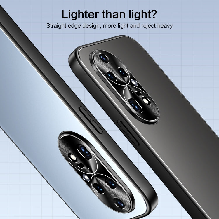 For Huawei P50 Pro R-JUST RJ-61 Electroplating Frosted TPU + PC Phone Case(Pink) - Huawei Cases by R-JUST | Online Shopping South Africa | PMC TechLife