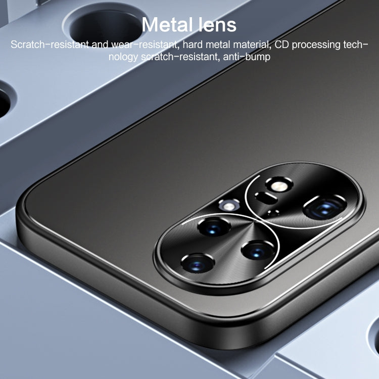 For Huawei P50 Pro R-JUST RJ-61 Electroplating Frosted TPU + PC Phone Case(Pink) - Huawei Cases by R-JUST | Online Shopping South Africa | PMC TechLife