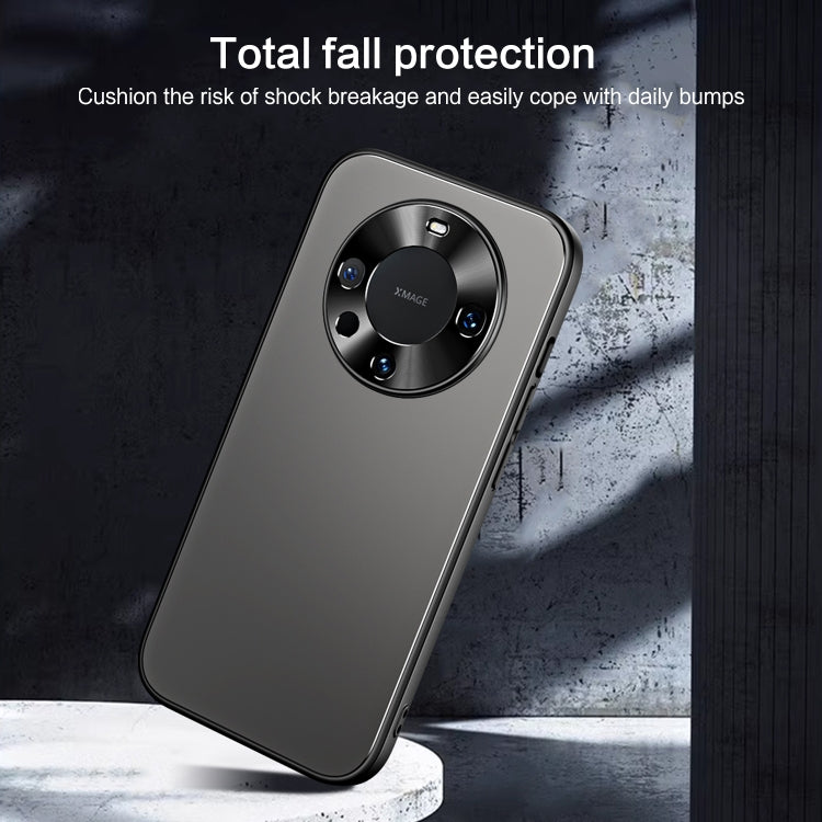 For Huawei Mate 60 Pro R-JUST RJ-61 Electroplating Frosted TPU + PC Phone Case(Silver) - free shipping - PMC TechLife - Order now!