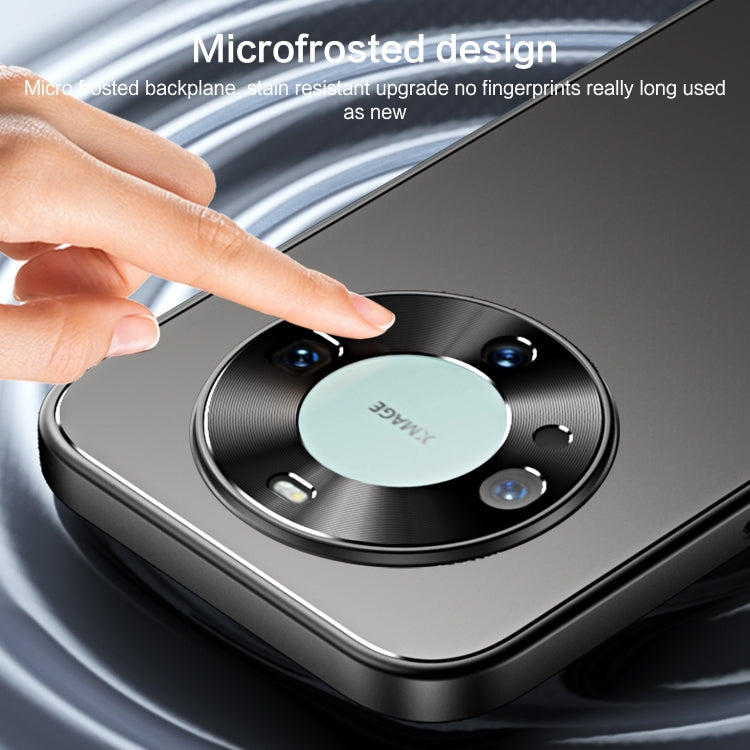 For Huawei Mate 60 R-JUST RJ-61 Electroplating Frosted TPU + PC Phone Case(Silver) - Huawei Cases by R-JUST | Online Shopping South Africa | PMC TechLife