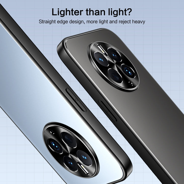 For Huawei Mate 50 R-JUST RJ-61 Electroplating Frosted TPU + PC Phone Case(Silver) - Huawei Cases by R-JUST | Online Shopping South Africa | PMC TechLife | Buy Now Pay Later Mobicred