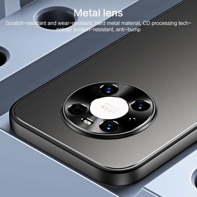 For Huawei Mate 40 Pro R-JUST RJ-61 Electroplating Frosted TPU + PC Phone Case(Grey) - Huawei Cases by R-JUST | Online Shopping South Africa | PMC TechLife | Buy Now Pay Later Mobicred