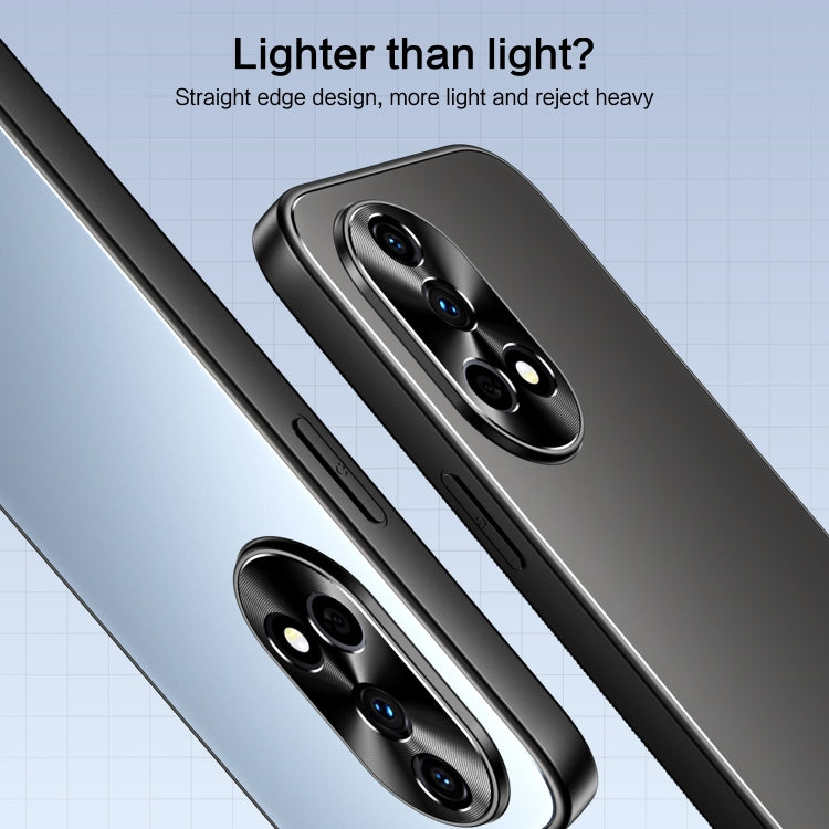 For Huawei nova 12 R-JUST RJ-61 Electroplating Frosted TPU + PC Phone Case with Holder(Grey) - Huawei Cases by R-JUST | Online Shopping South Africa | PMC TechLife | Buy Now Pay Later Mobicred