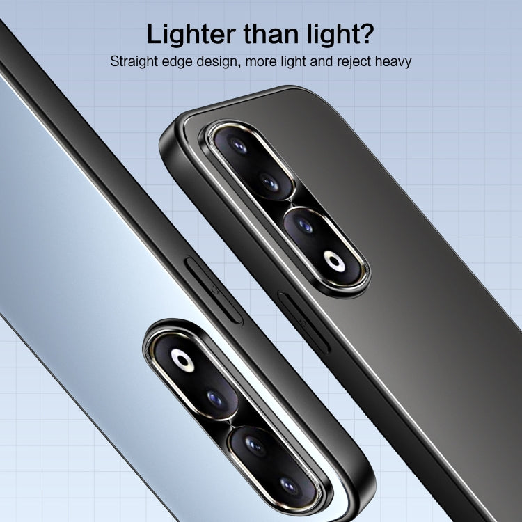 For Honor 90 Pro R-JUST RJ-61 Electroplating Frosted TPU + PC Phone Case(Silver) - Honor Cases by R-JUST | Online Shopping South Africa | PMC TechLife | Buy Now Pay Later Mobicred