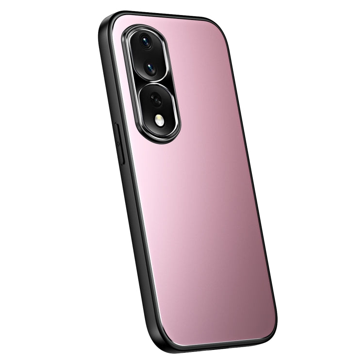 For Honor 80 Pro R-JUST RJ-61 Electroplating Frosted TPU + PC Phone Case(Pink) - Honor Cases by R-JUST | Online Shopping South Africa | PMC TechLife | Buy Now Pay Later Mobicred