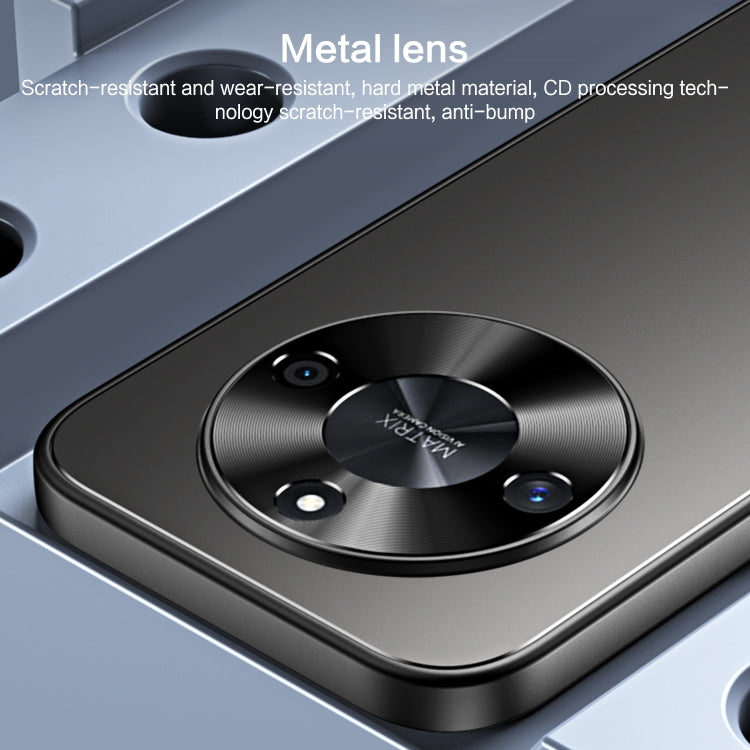 For Honor X50 R-JUST RJ-61 Electroplating Frosted TPU + PC Phone Case(Silver) - Honor Cases by R-JUST | Online Shopping South Africa | PMC TechLife