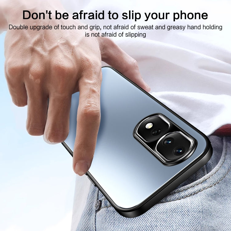 For Honor 80 R-JUST RJ-61 Electroplating Frosted TPU + PC Phone Case with Holder(Grey) - Honor Cases by R-JUST | Online Shopping South Africa | PMC TechLife