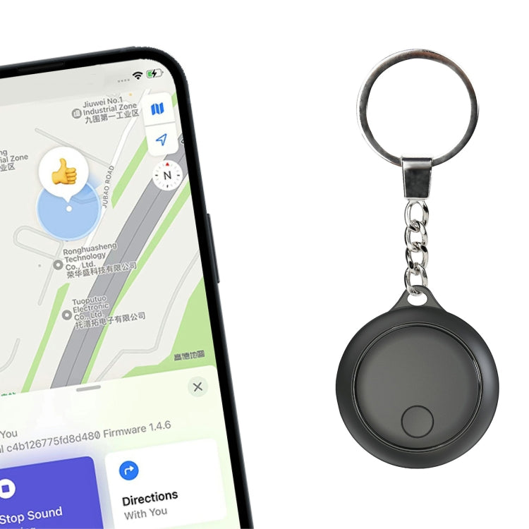 Global Positioning Pet Key Circular Anti-Lost Device Locator(White) - Personal Tracker by PMC TechLife | Online Shopping South Africa | PMC TechLife | Buy Now Pay Later Mobicred