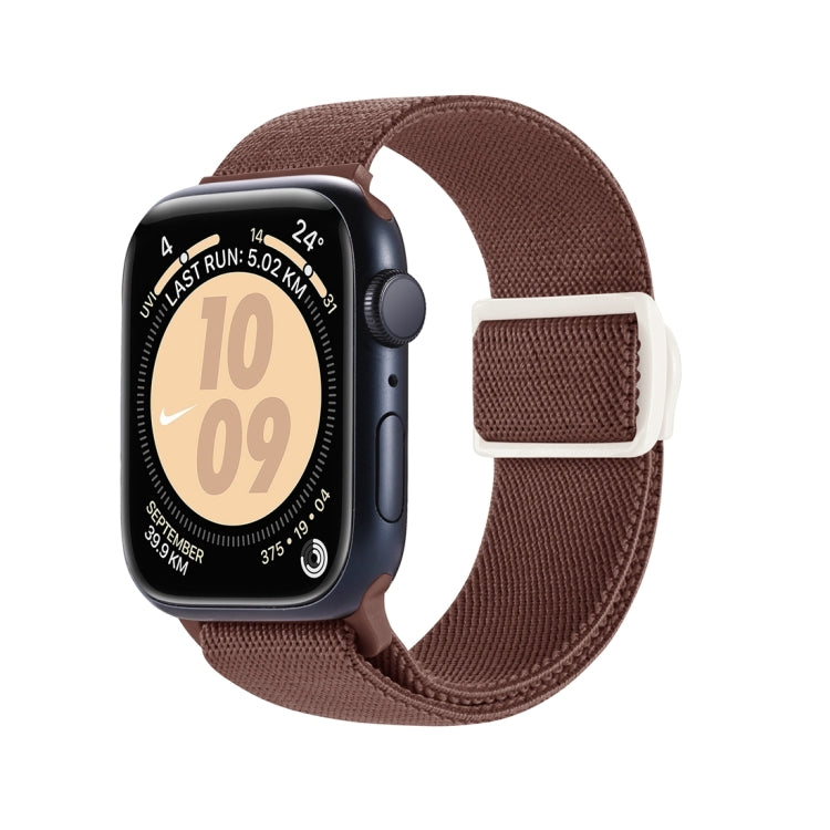 For Apple Watch Series 2 42mm Carbon Fiber Texture Snap Buckle Nylon Watch Band(Smoke Purple) - free shipping - PMC TechLife - Order now!