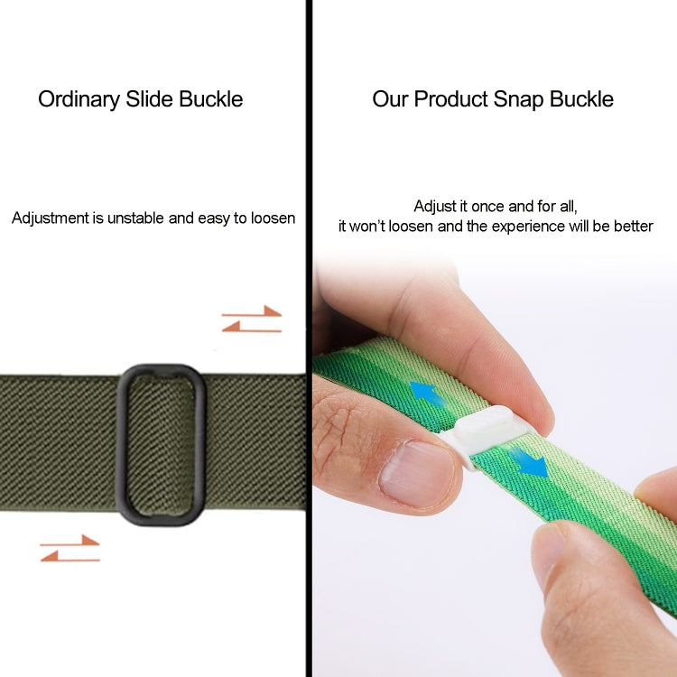 For Apple Watch SE 2023 40mm Carbon Fiber Texture Snap Buckle Nylon Watch Band(Purple) - free shipping - PMC TechLife - Order now!