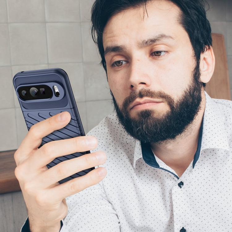 For Google Pixel 9 Pro XL Thunderbolt Shockproof TPU Phone Case(Blue) - free shipping - PMC TechLife - Order now!